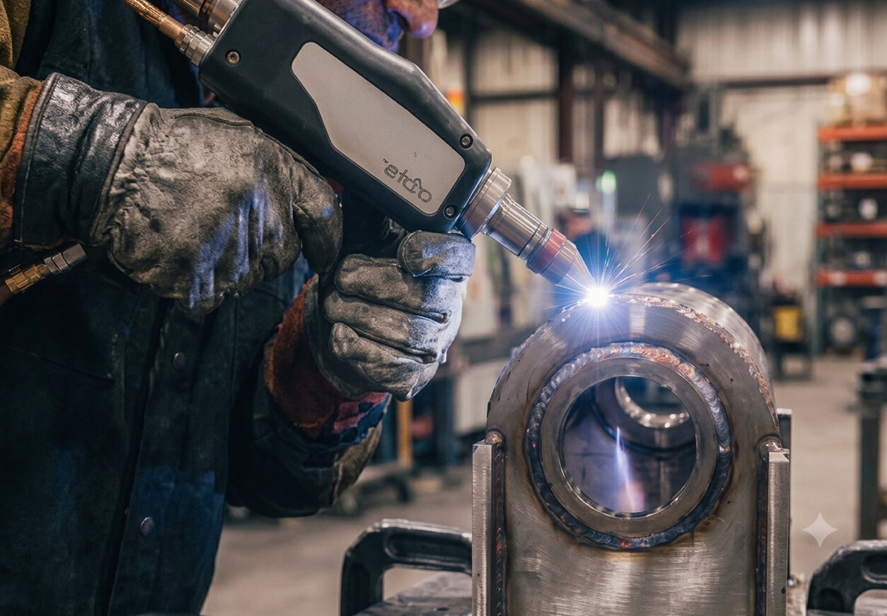 Handheld laser welding